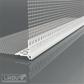 LIKOV LK-VH PVC 100 lišta rohová s viditelnou hranou se sklovláknitou tkaninou délka 2,5m LIKOV LK-VH PVC 100 lišta rohová s viditelnou hranou se sklovláknitou tkaninou délka 2,5m